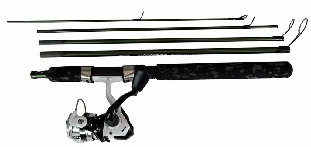 OKUMA Fishing Tackle Voyager Express Travel Kit Spinning Combo